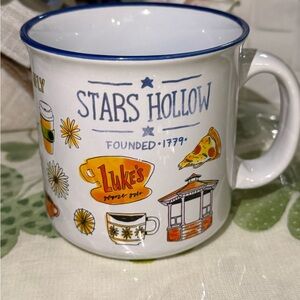 Warner Bros- Gilmore Girls- Stars Hollow Ceramic Mug with Blue Accents